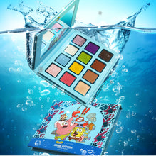Load image into Gallery viewer, SPONGEBOB "BIKINI BOTTOM" EYESHADOW PALETTE