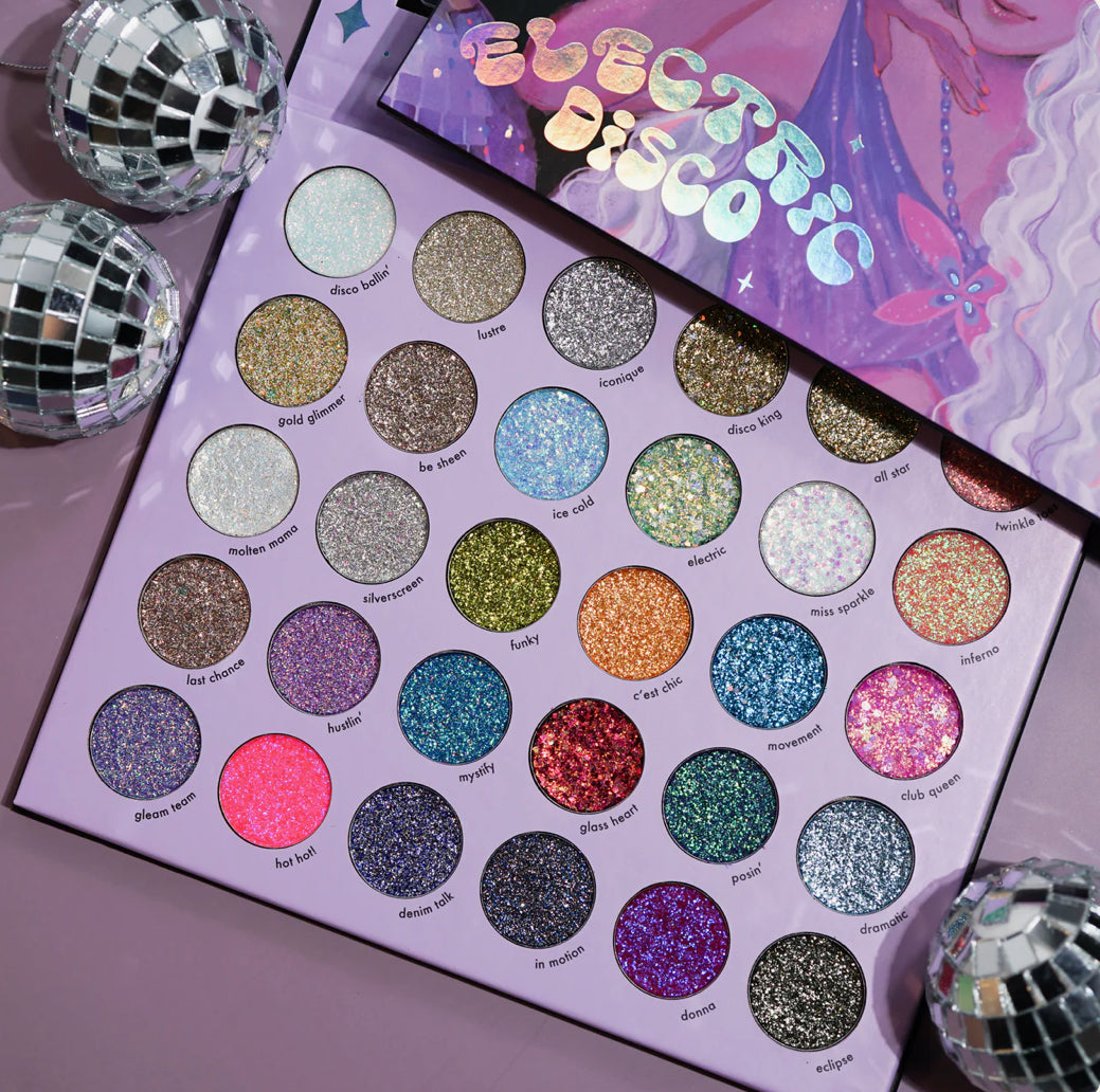 Electric Disco Pressed Glitter Palette