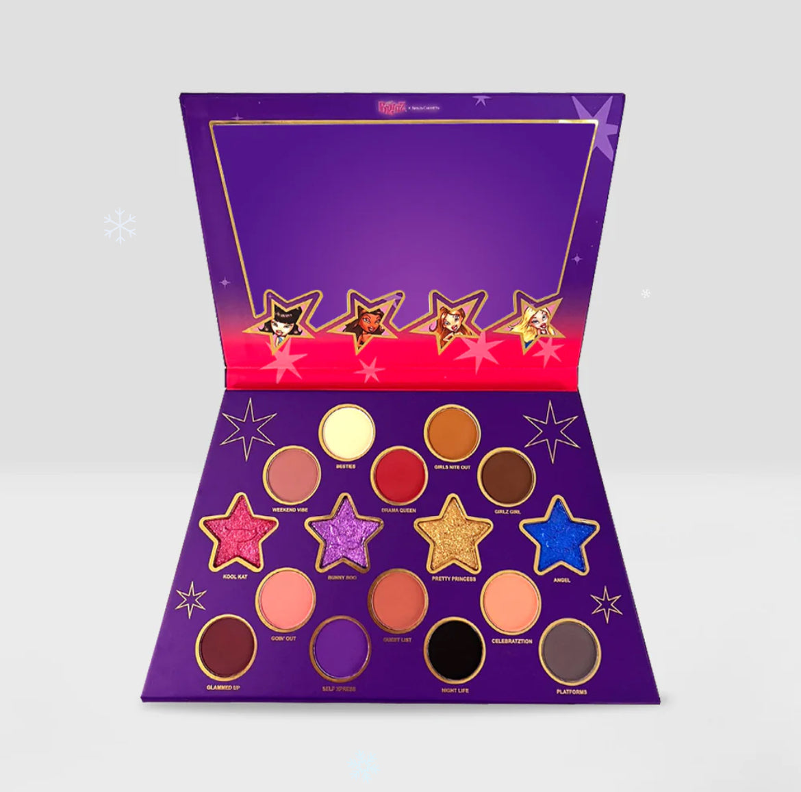 BRATZ X BEAUTY CREATIONS GIRLS NITE OUT SHADOW PALETTE