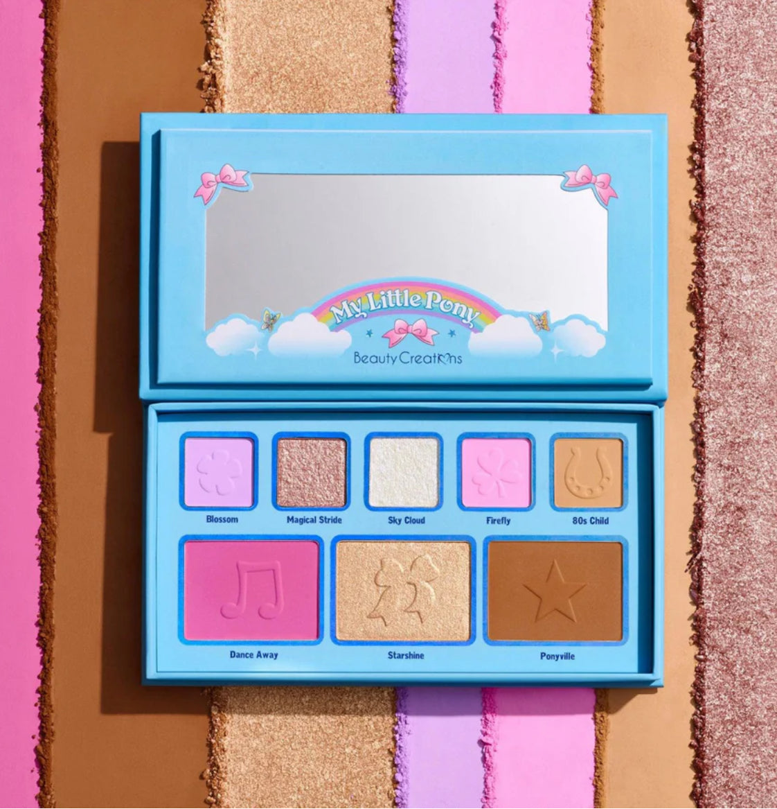 Beauty Creations x My Little Pony "Lost in the Clouds" Shadow and Face Palette