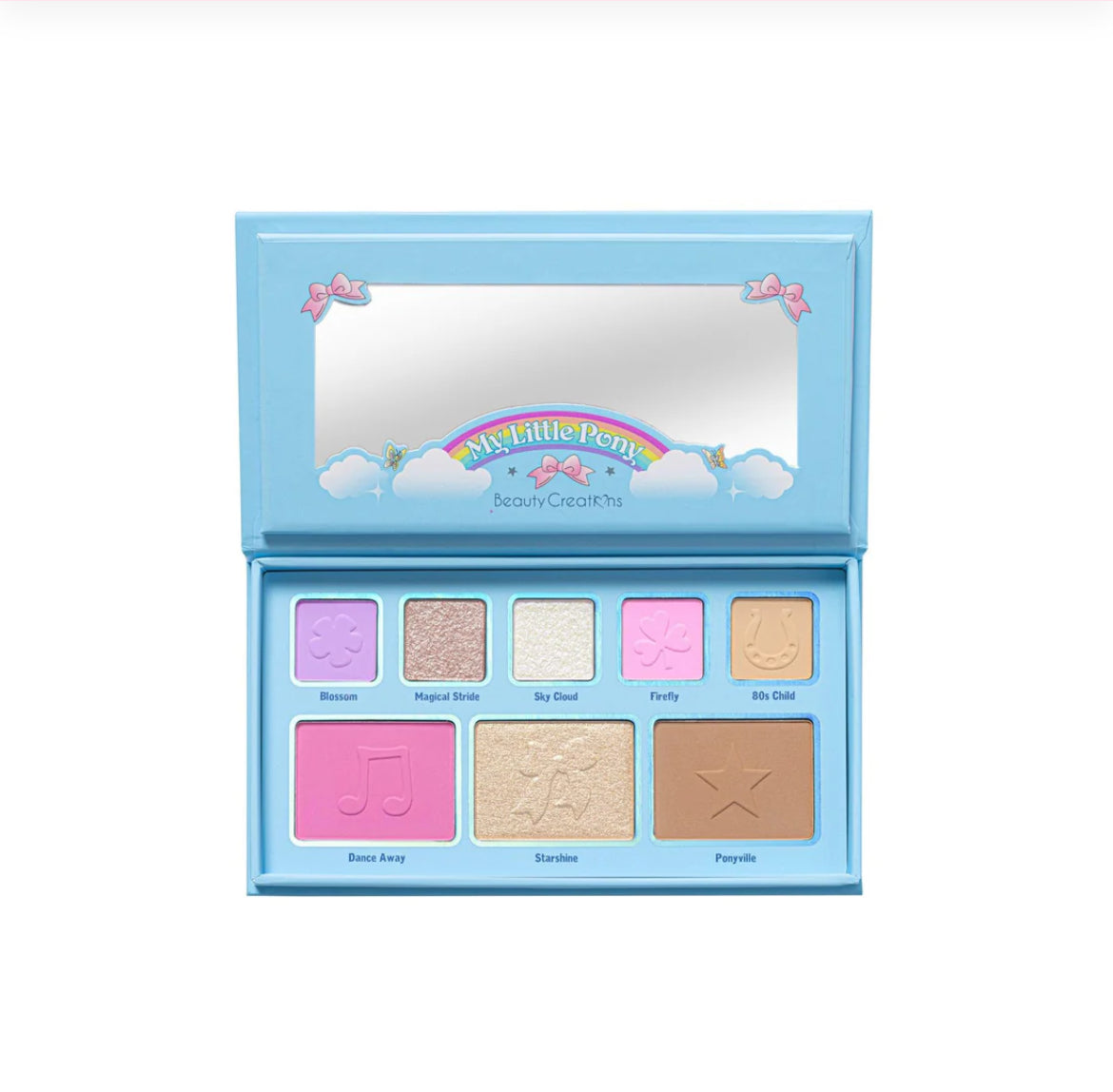 Beauty Creations x My Little Pony "Lost in the Clouds" Shadow and Face Palette