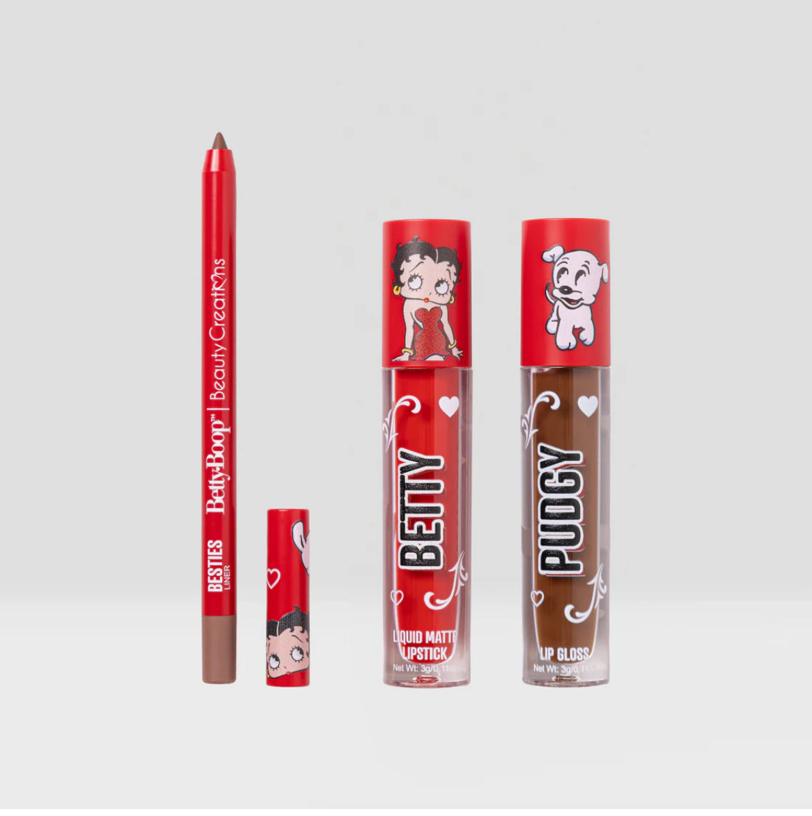 Betty Boop "Besitos" Lip Trio