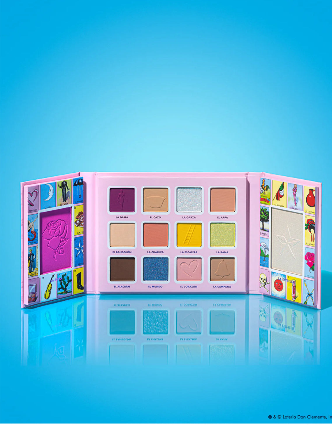 Lotería Don Clemente®️ Shadow & Face Palette