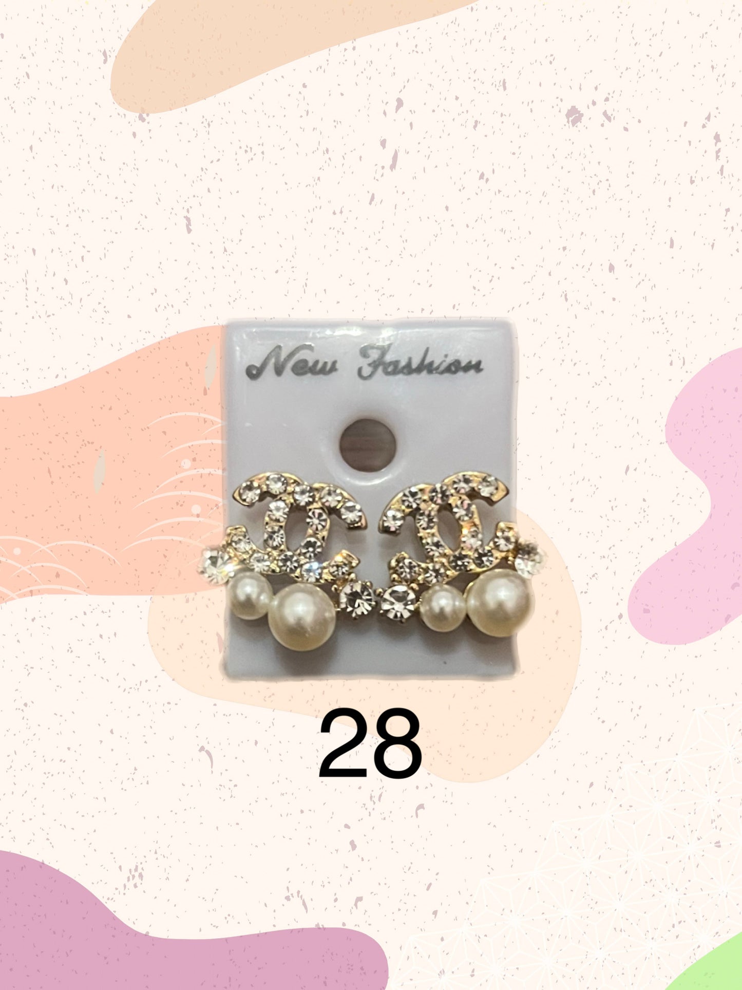 Inspired earrings of Cc