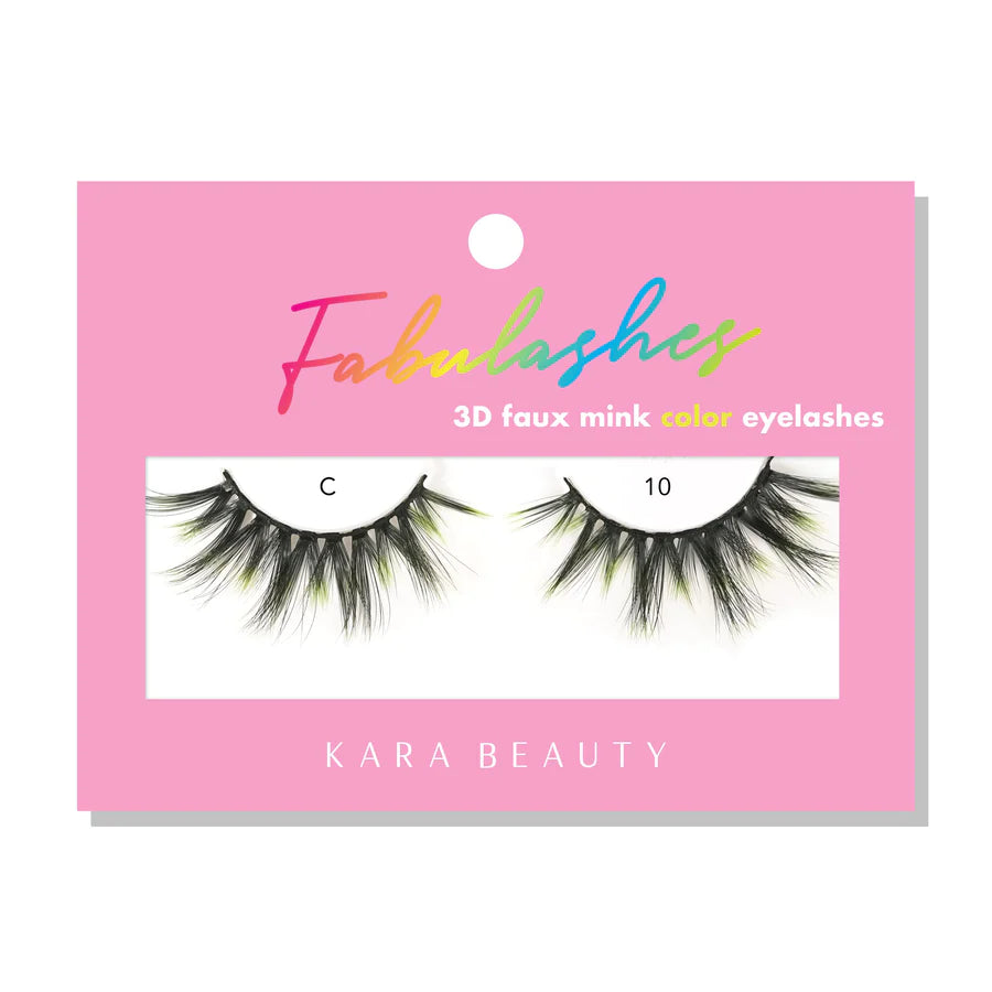 C10 FABULASHES 3D FAUX MINK COLOR LASHES