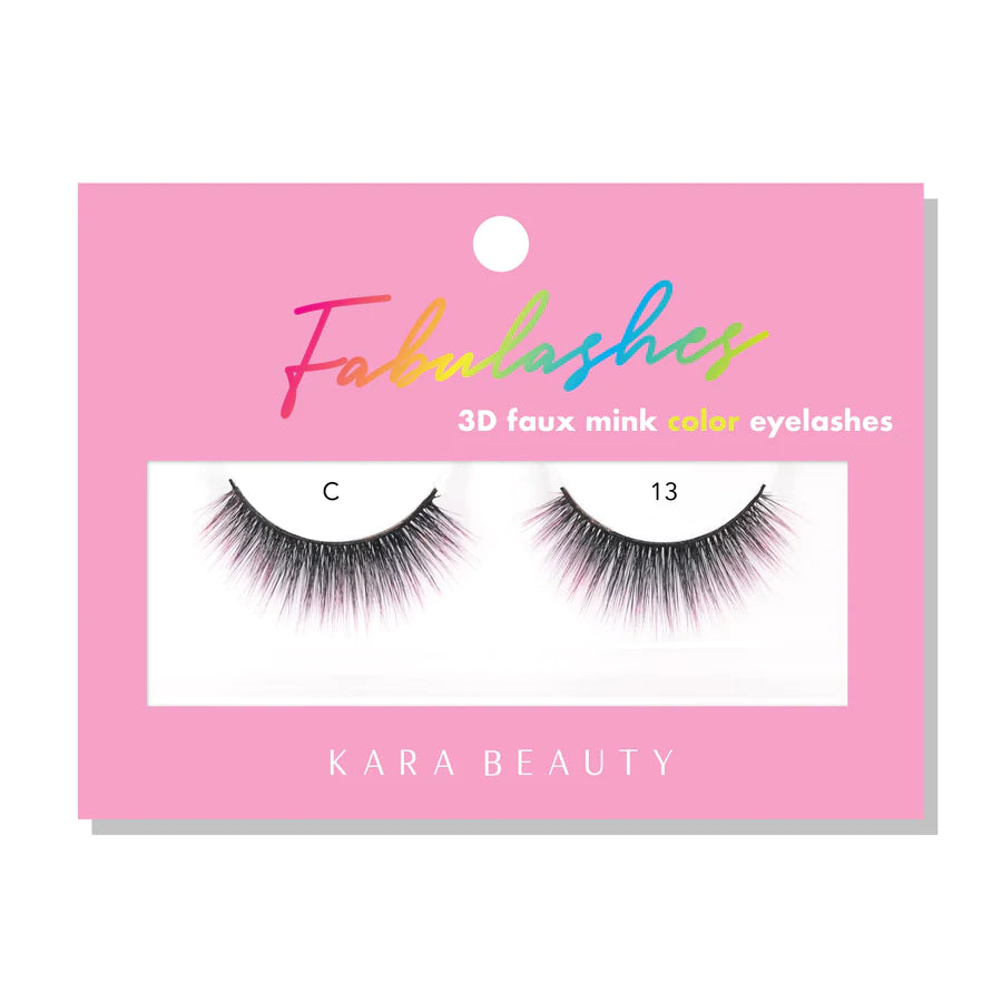 C13 FABULASHES 3D FAUX MINK COLOR LASHES
