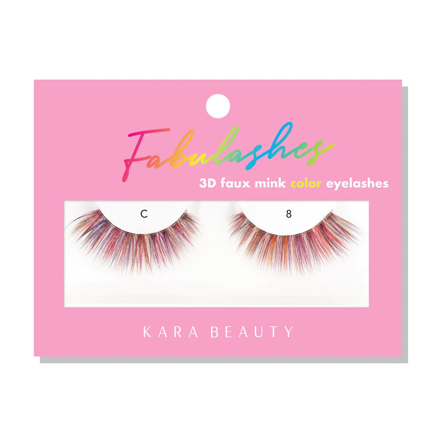 C8 FABULASHES 3D FAUX MINK COLOR LASHES