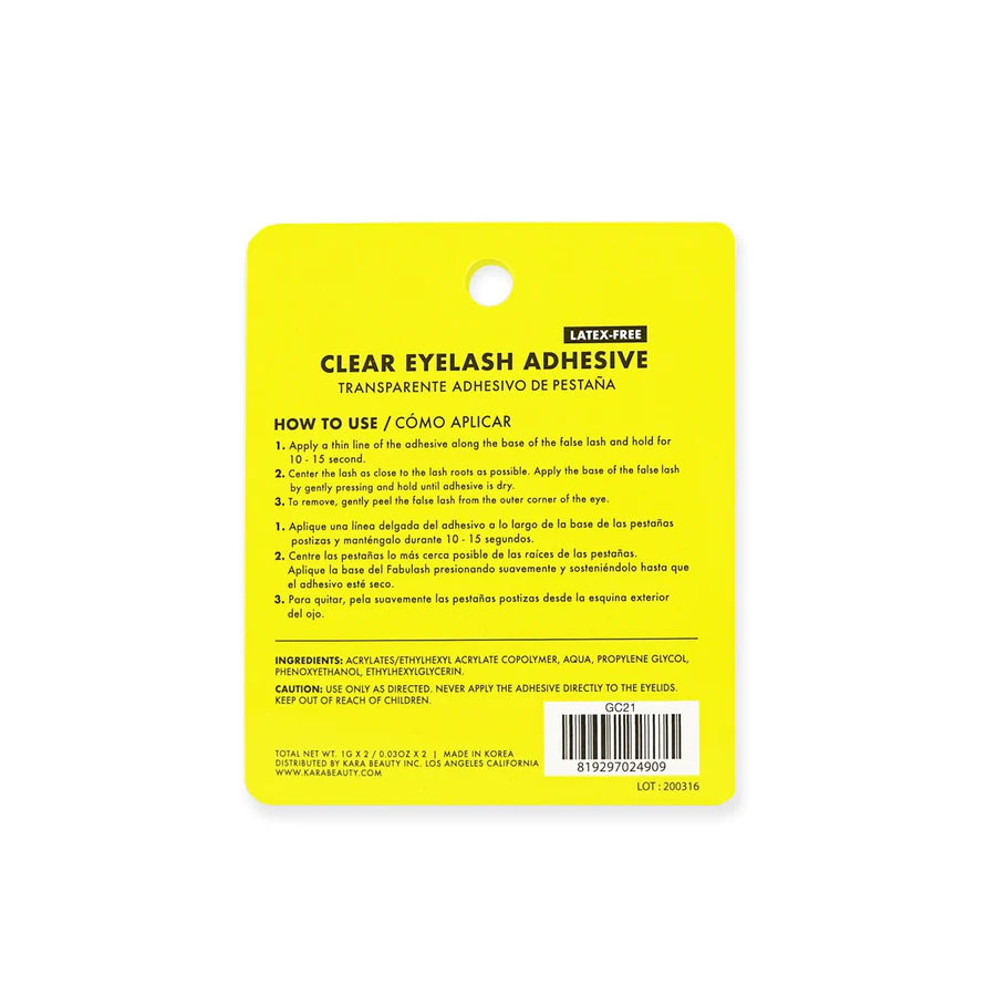CLEAR EYELASH ADHESIVE