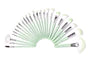 LIME PARTY 24PC BRUSH SET