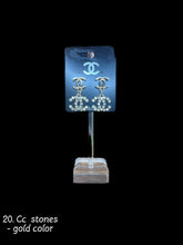 Load image into Gallery viewer, Inspired earrings of Cc