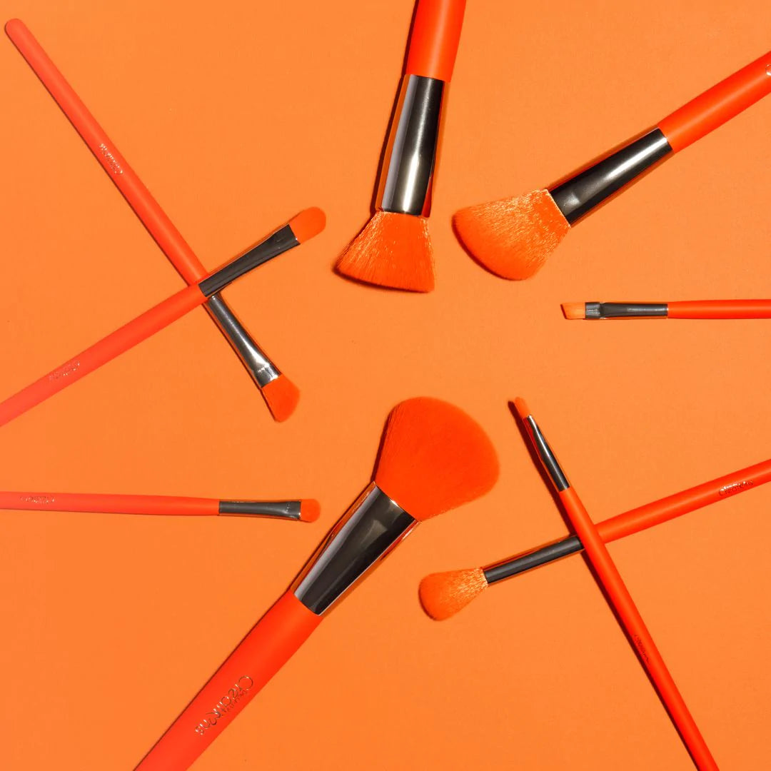 THE NEON ORANGE 24 PC BRUSH SET