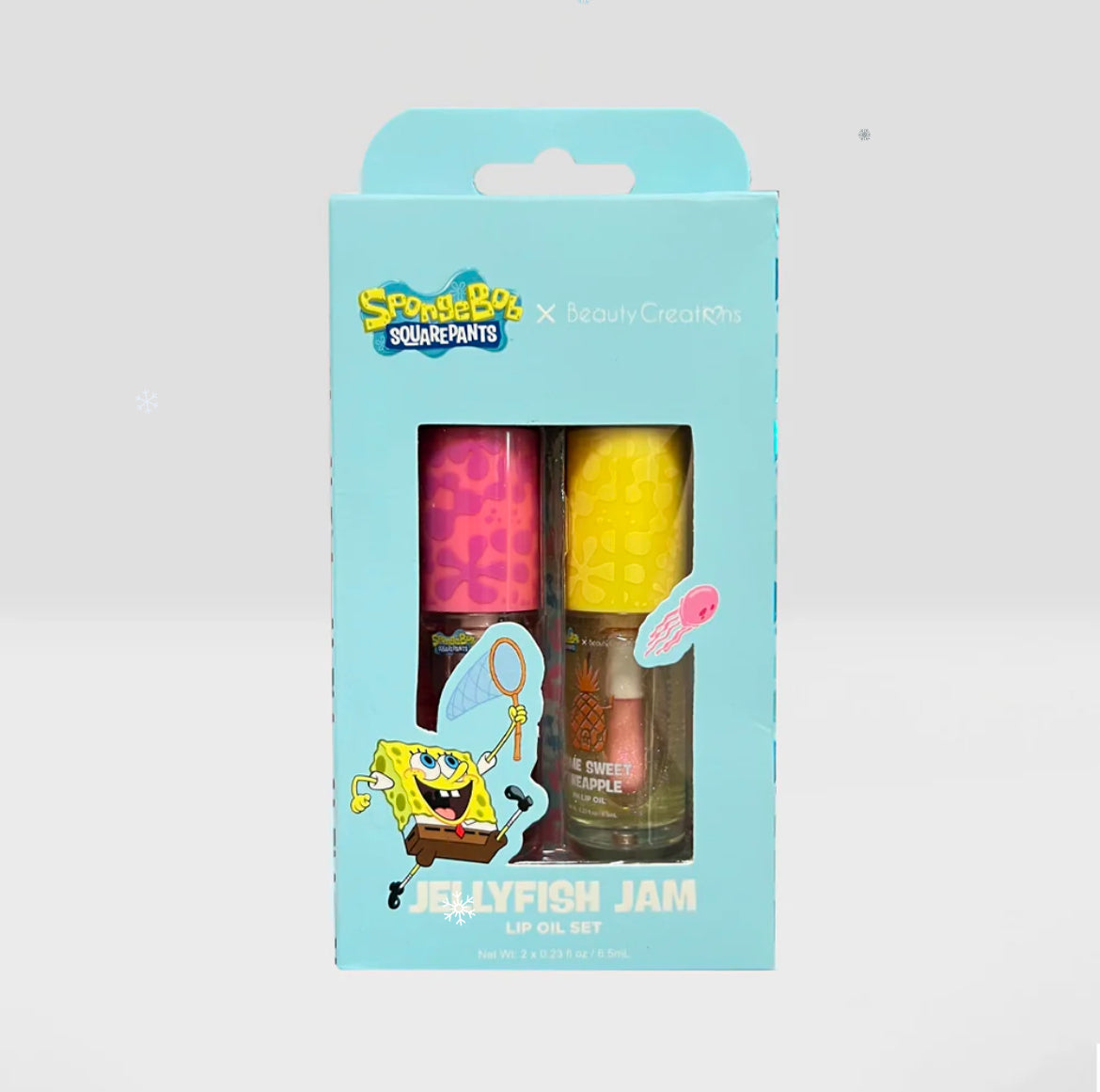 SPONGEBOB "JELLYFISH JAM" LIP OIL SET