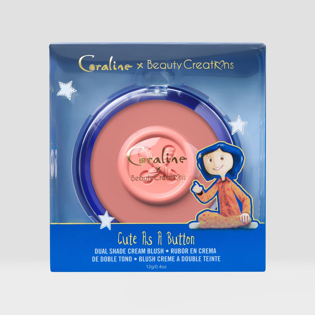 Beauty Creations x Coraline "Cute As A Button" Dual Shade Cream Blush