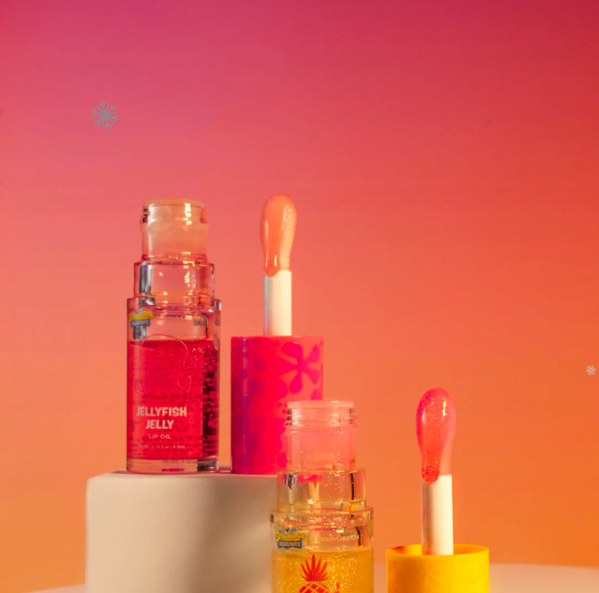 SPONGEBOB "JELLYFISH JAM" LIP OIL SET