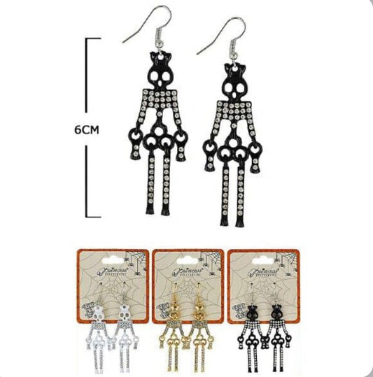 Halloween Rhinestone Earrings