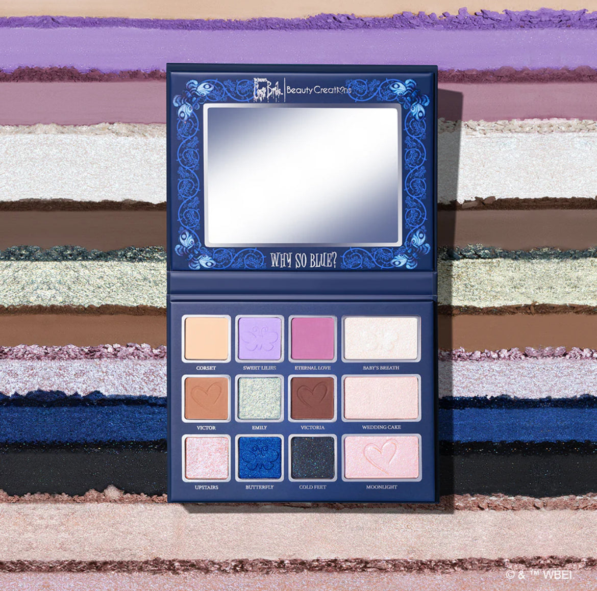 TIM BURTON'S CORPSE BRIDE X BEAUTY CREATIONS "WHY SO BLUE?" MULTI-USE PALETTE