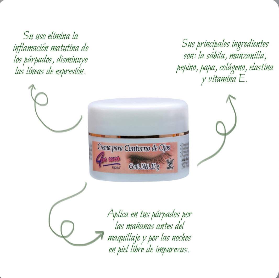 Prosa 4 en 1 Crema para contorno de ojos