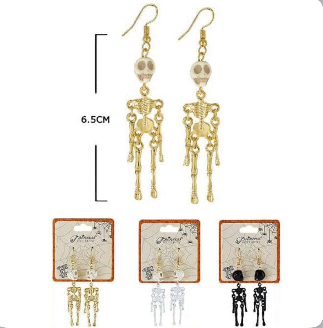 Halloween Skeleton Earrings