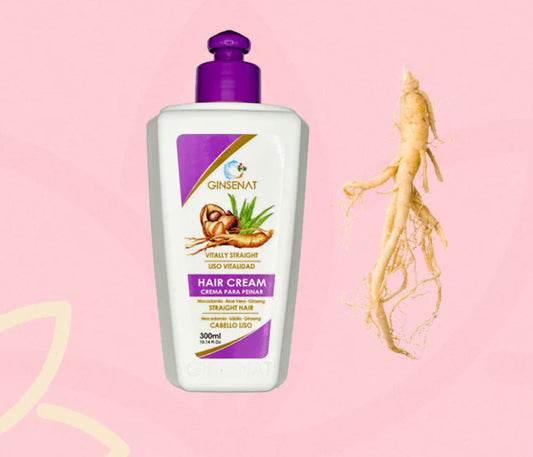 Ginsenat Crema para Peinar Cabello Liso Vitalizado. 300ml
