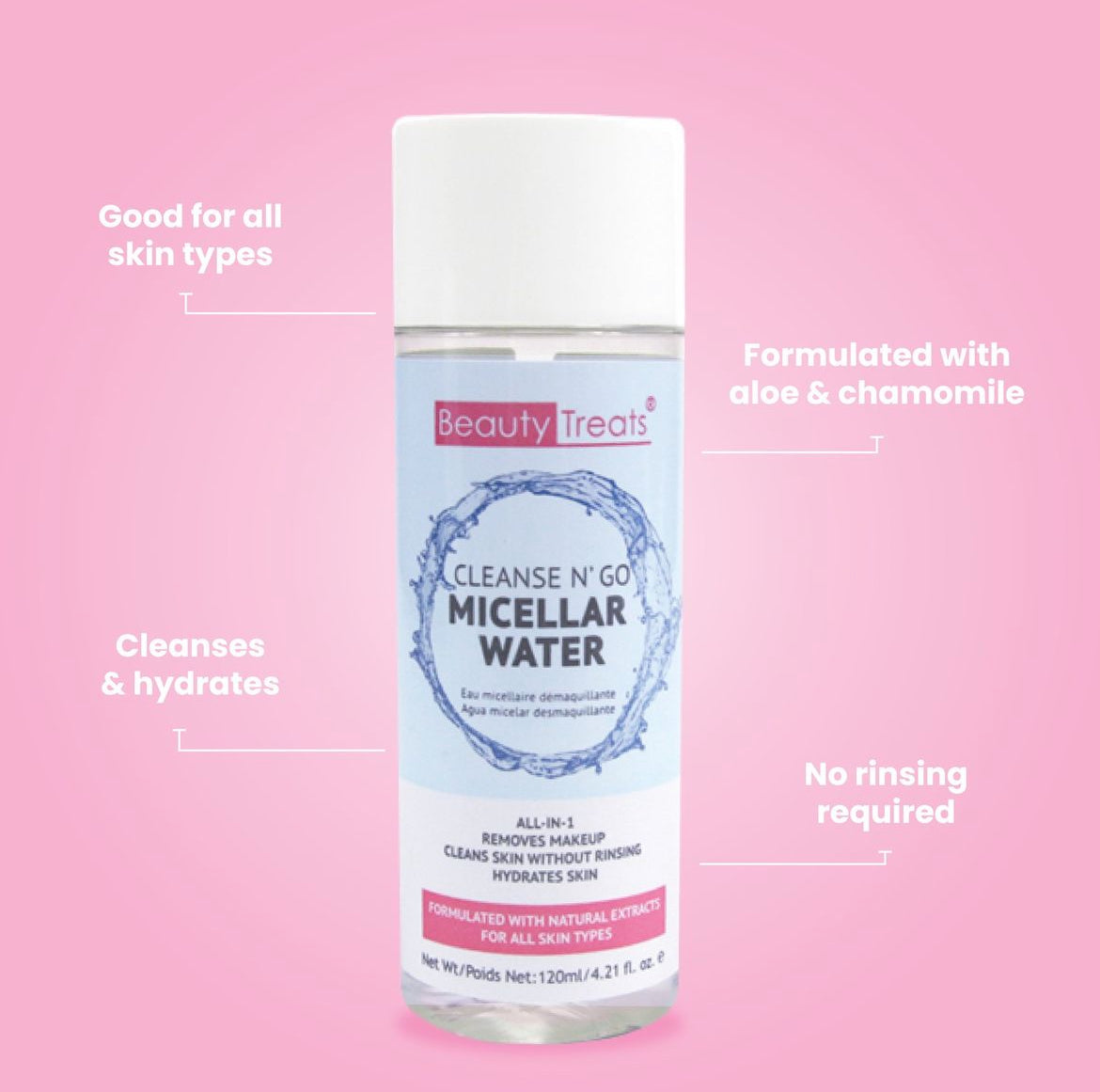 CLEANSE N' GO MICELLAR WATER