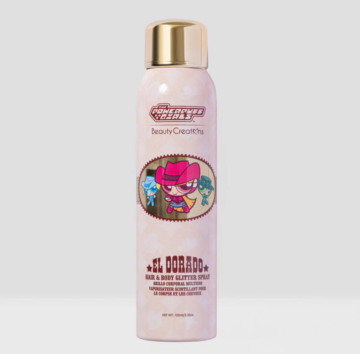 THE POWERPUFF GIRLS "EL DORADO" HAIR & BODY GLITTER SPRAY