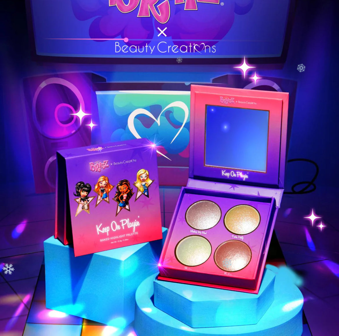 BRATZ X BEAUTY CREATIONS KEEP ON PLAYIN' BAKED HIGHLIGHTS