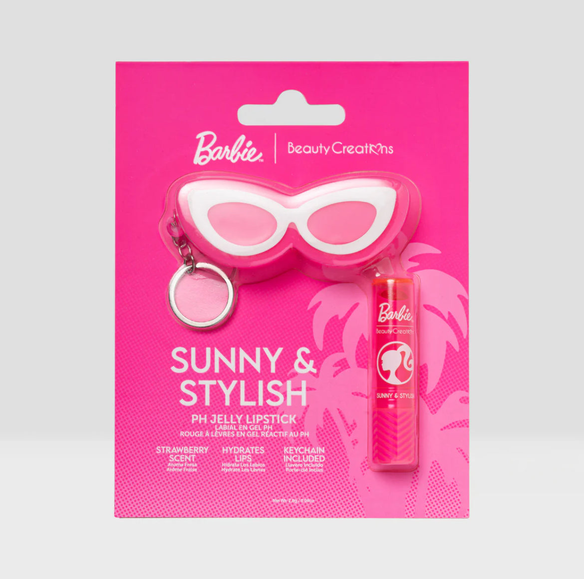 BARBIE "SUNNY & STYLISH" PH LIP JELLY LIPSTICK KEYCHAIN