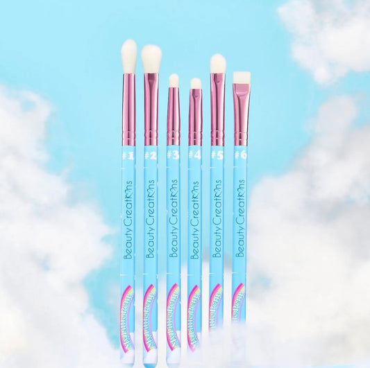 BEAUTY CREATIONS X MY LITTLE PONY "RAINBOW MAGIC" 6 PIECE EYE BRUSH SET