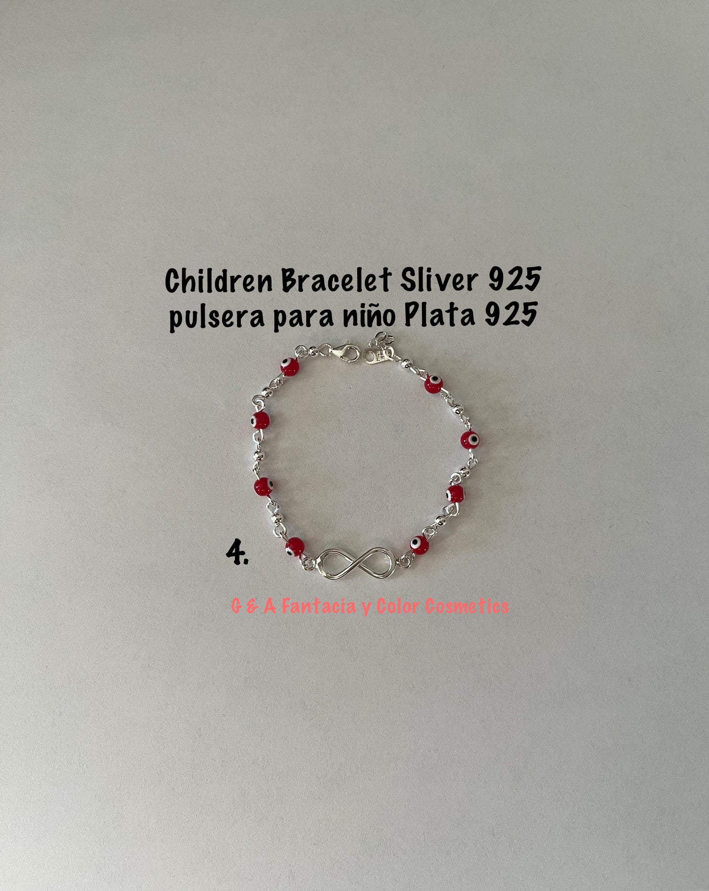 Evil Eye Bracelet for Adult & Children Sliver 925