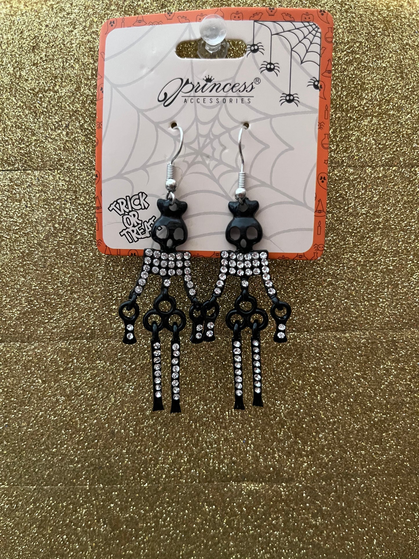 Halloween Rhinestone Earrings