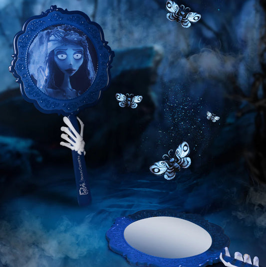 Tim Burton's Corpse Bride X Beauty Creations "Learn Your Vows" Handheld Mirror