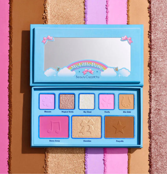 Beauty Creations x My Little Pony "Lost in the Clouds" Shadow and Face Palette