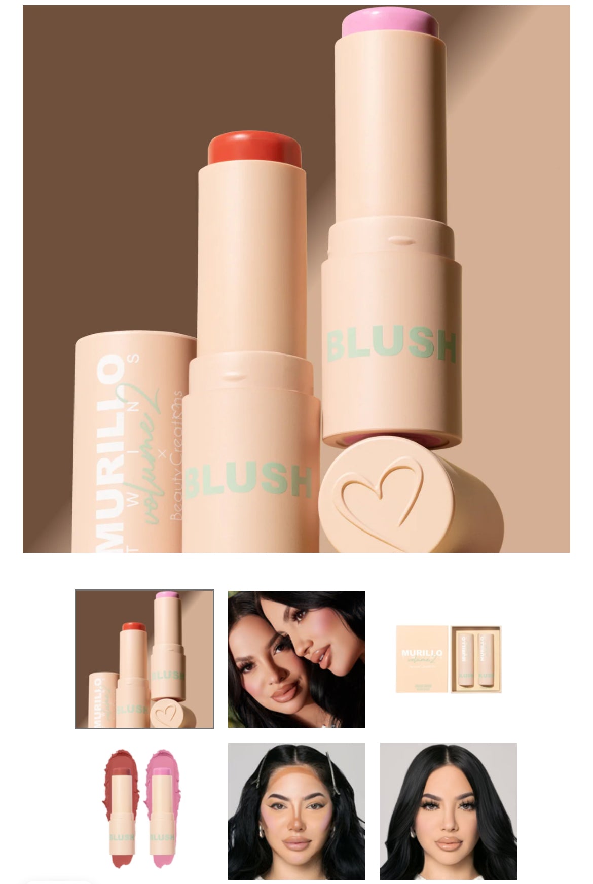 Murillo Twins Vol. 2 - CHEEK CHECK Blush Sticks