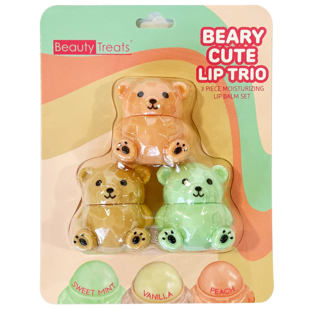 BEAR 3PC LIP BALM SET