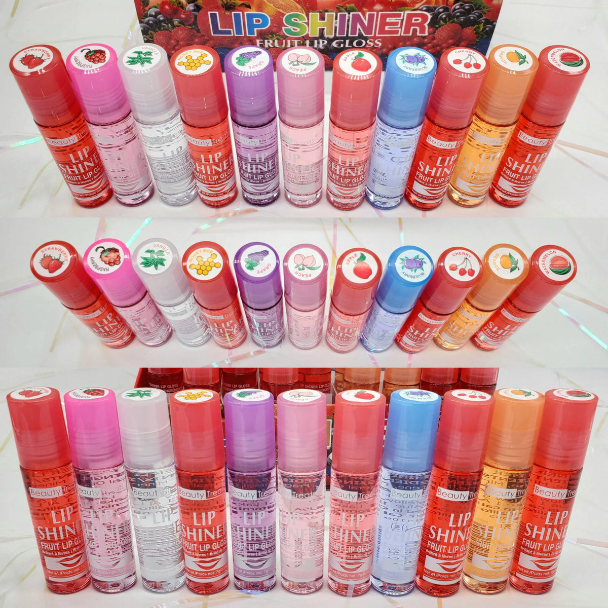 BEAUTY TREATS- LIP SHINER- FRUIT LIP GLOSS