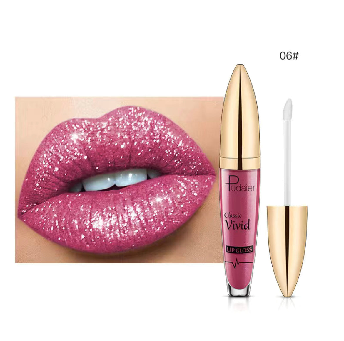 Pudaier Diamond Glitter lipgloss’s