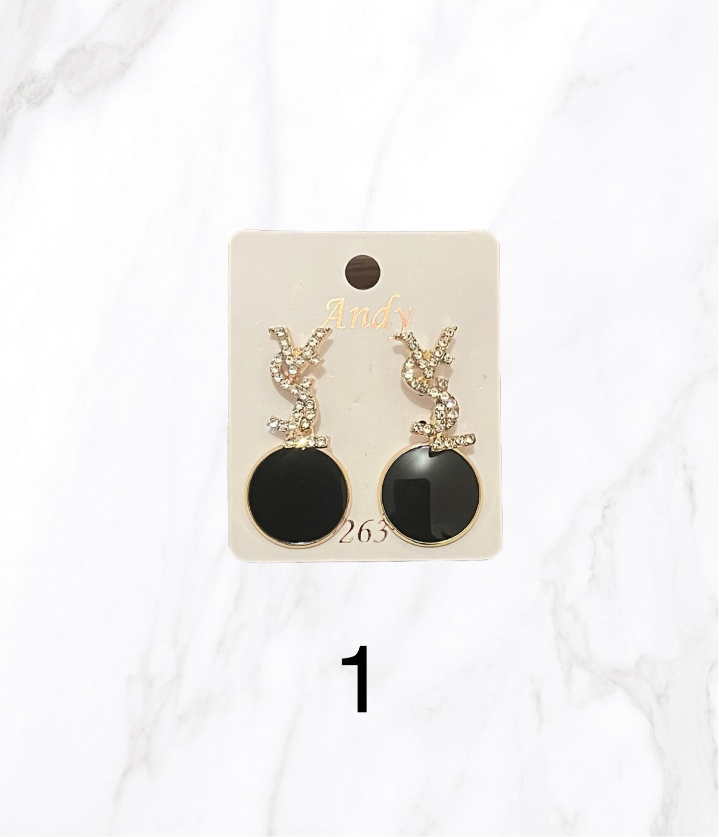 Inspired earrings of YSL