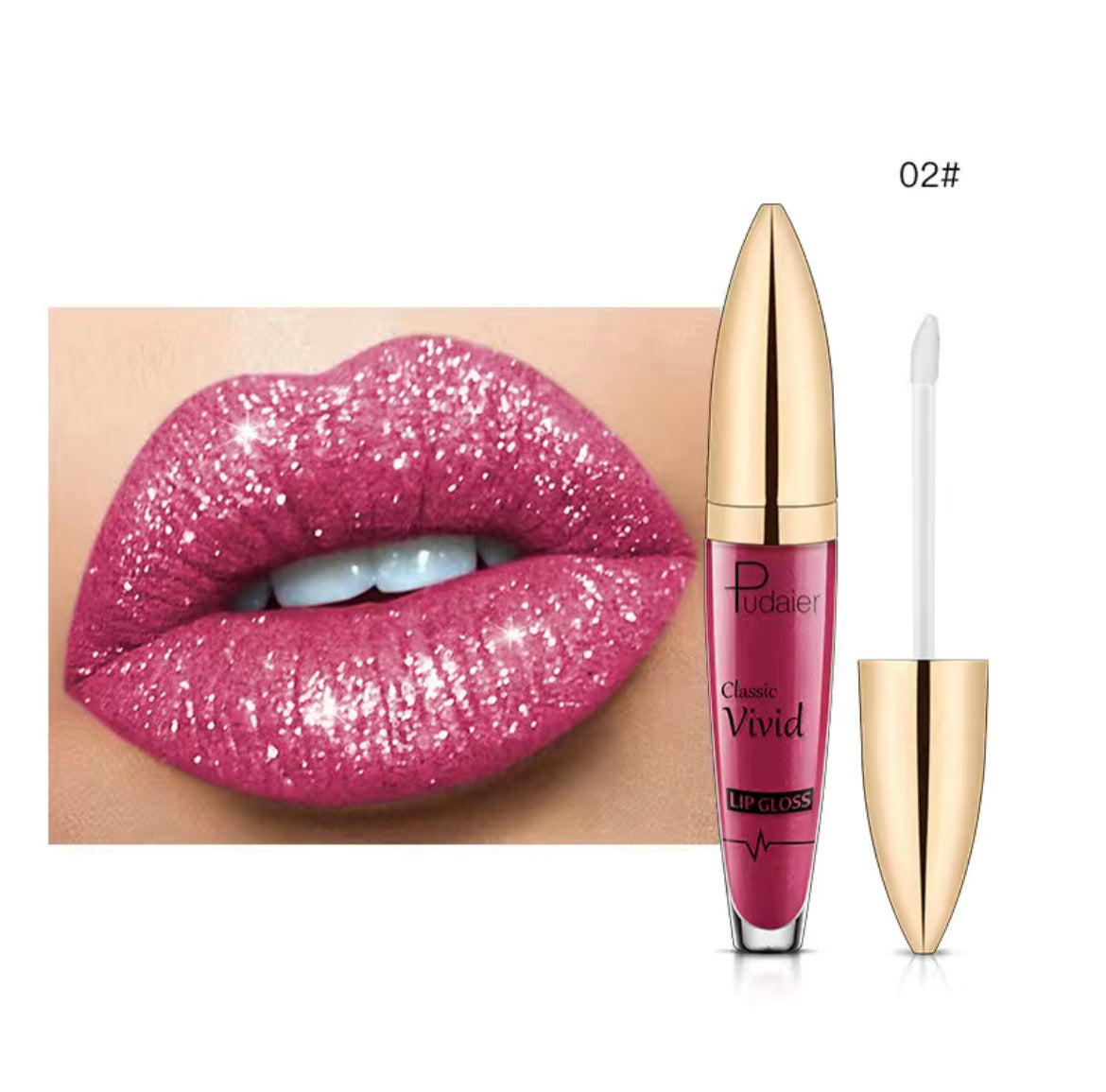 Pudaier Diamond Glitter lipgloss’s