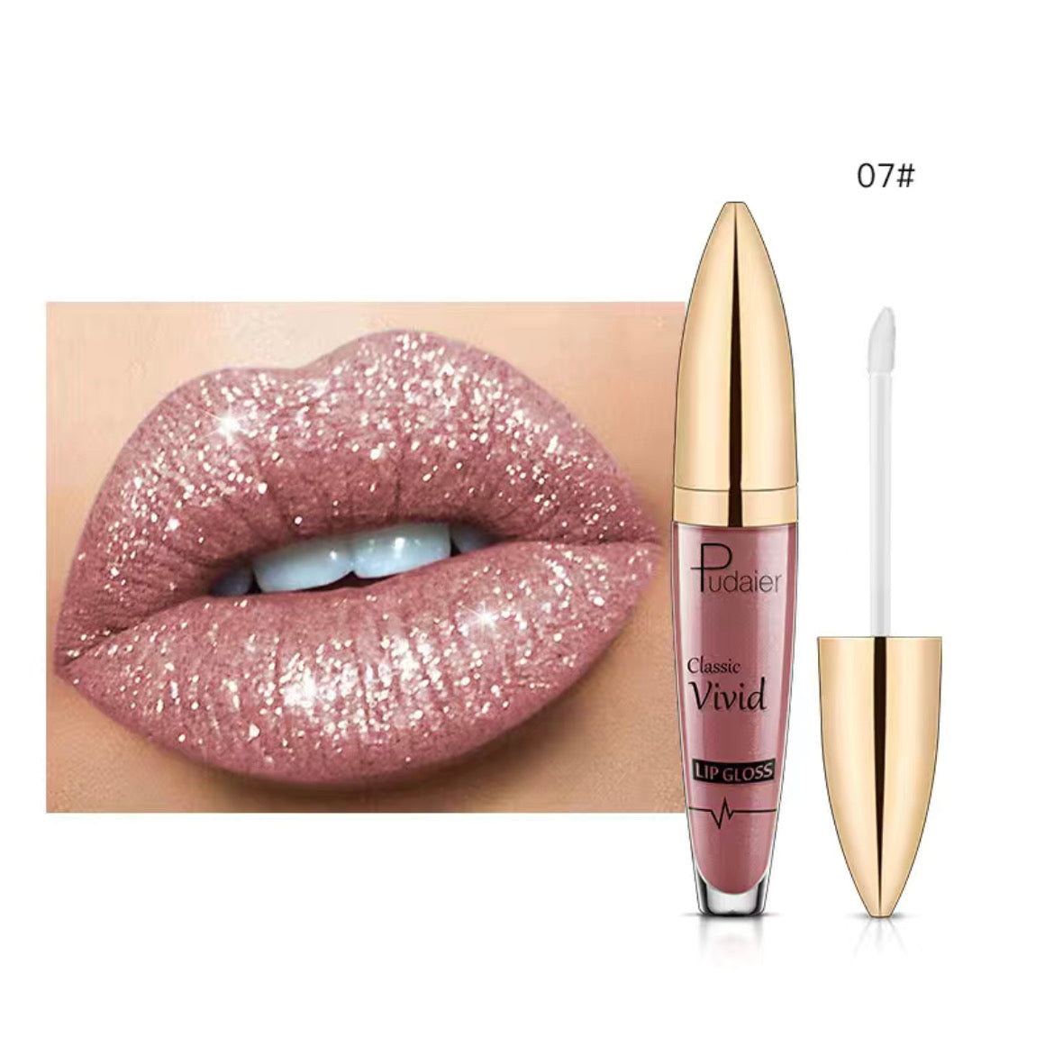 Pudaier Diamond Glitter lipgloss’s