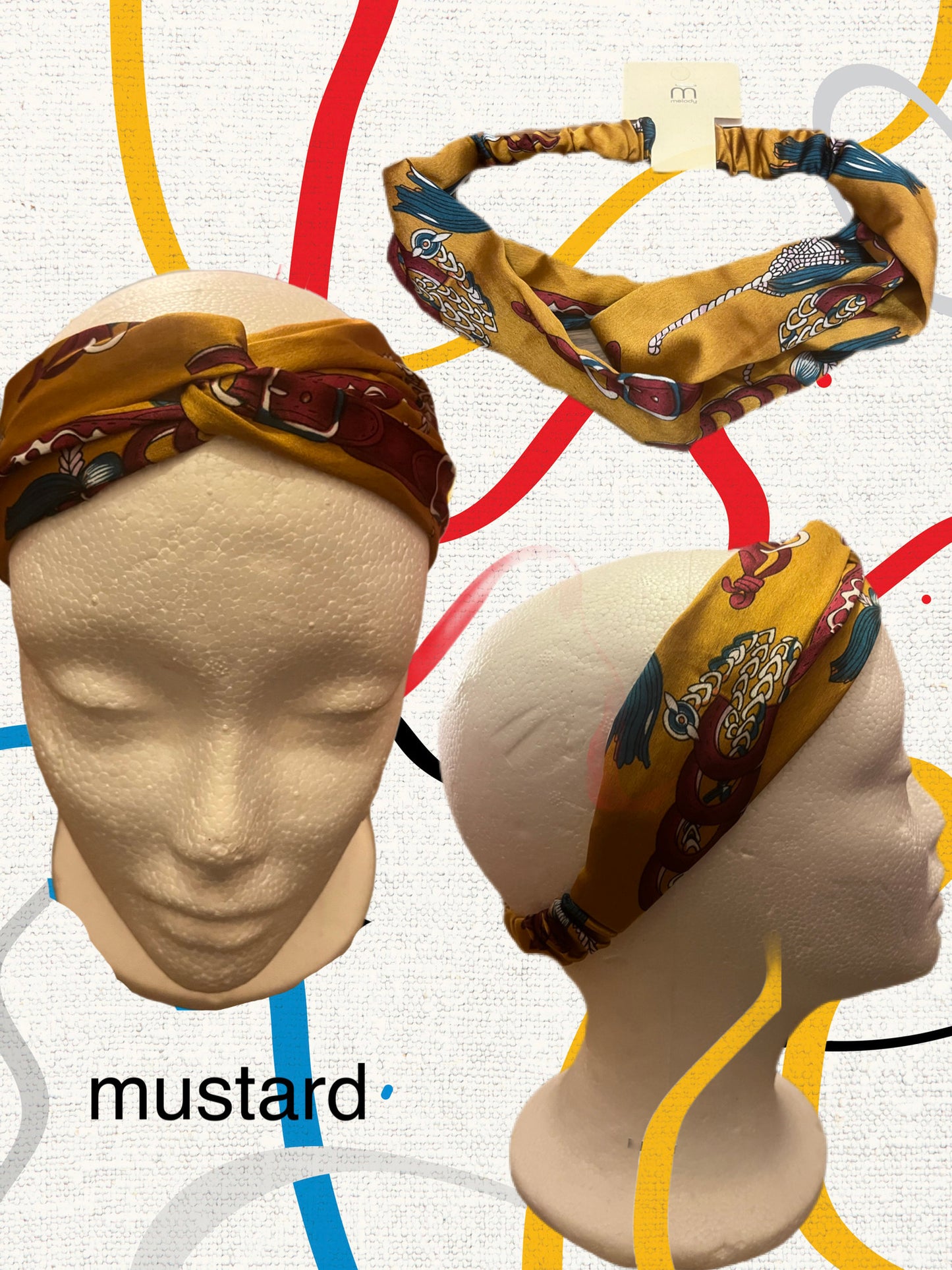 Stretchable headbands variety