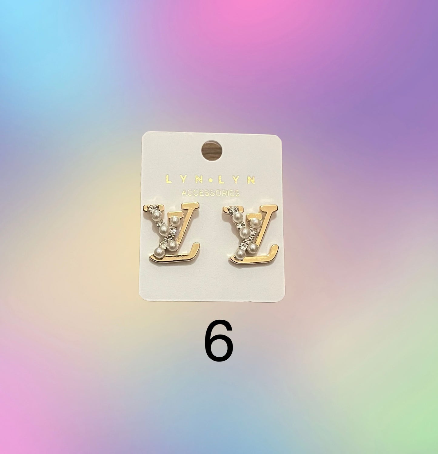 Inspired earrings of LV