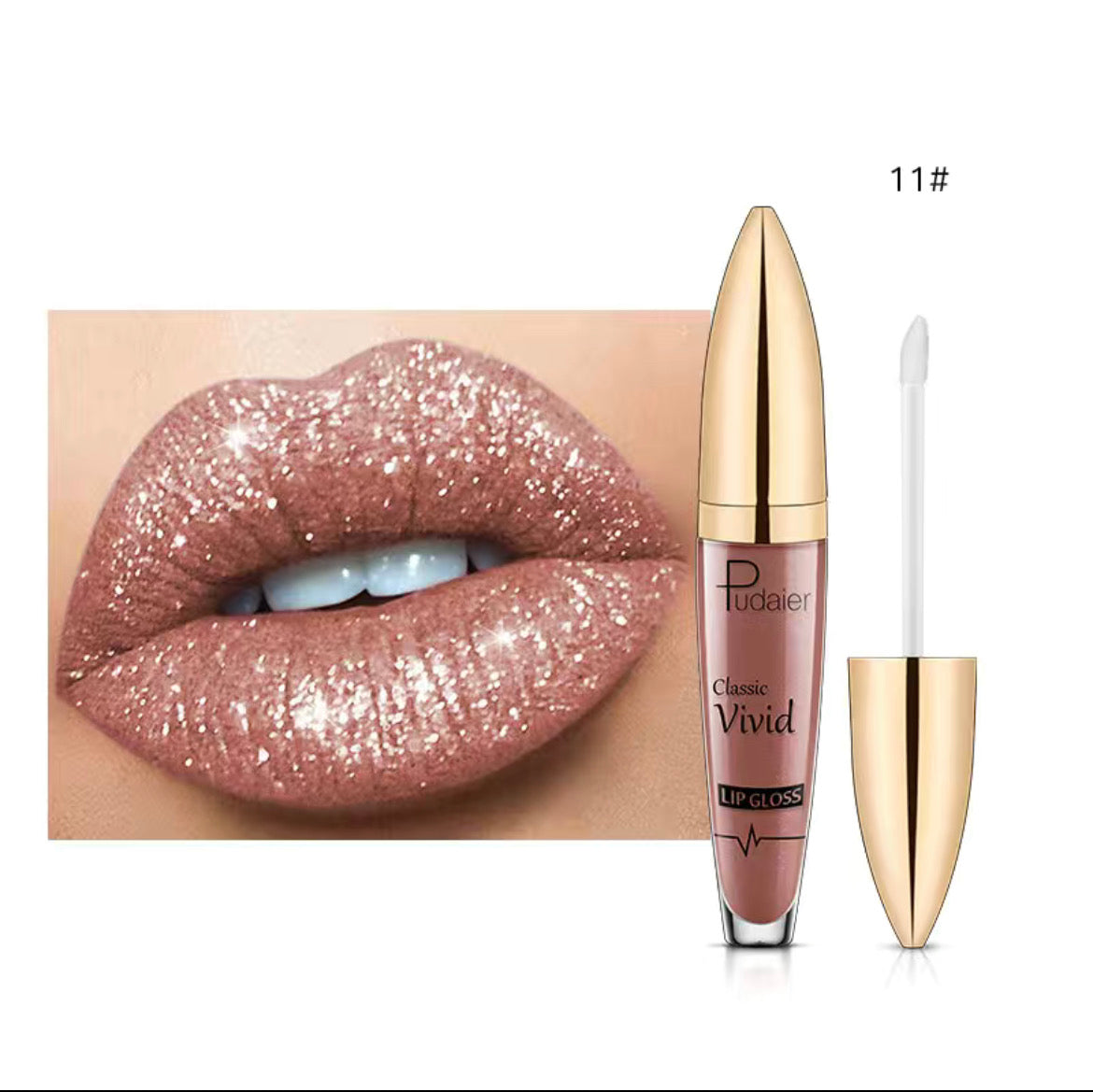 Pudaier Diamond Glitter lipgloss’s