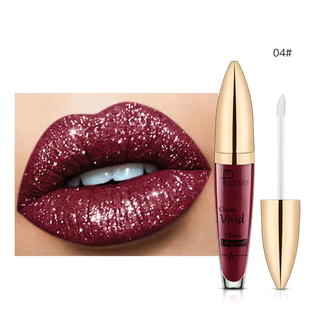 Pudaier Diamond Glitter lipgloss’s