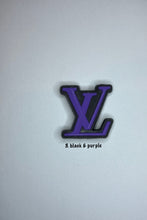 Load image into Gallery viewer, Inspired Croc Charms of LV
