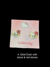 Load image into Gallery viewer, Hello Kitty ✨ gold plated earrings
