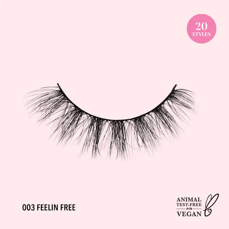 3D Effect Bionic Vegan Faux Mink Lashes (003, Feelin Free)