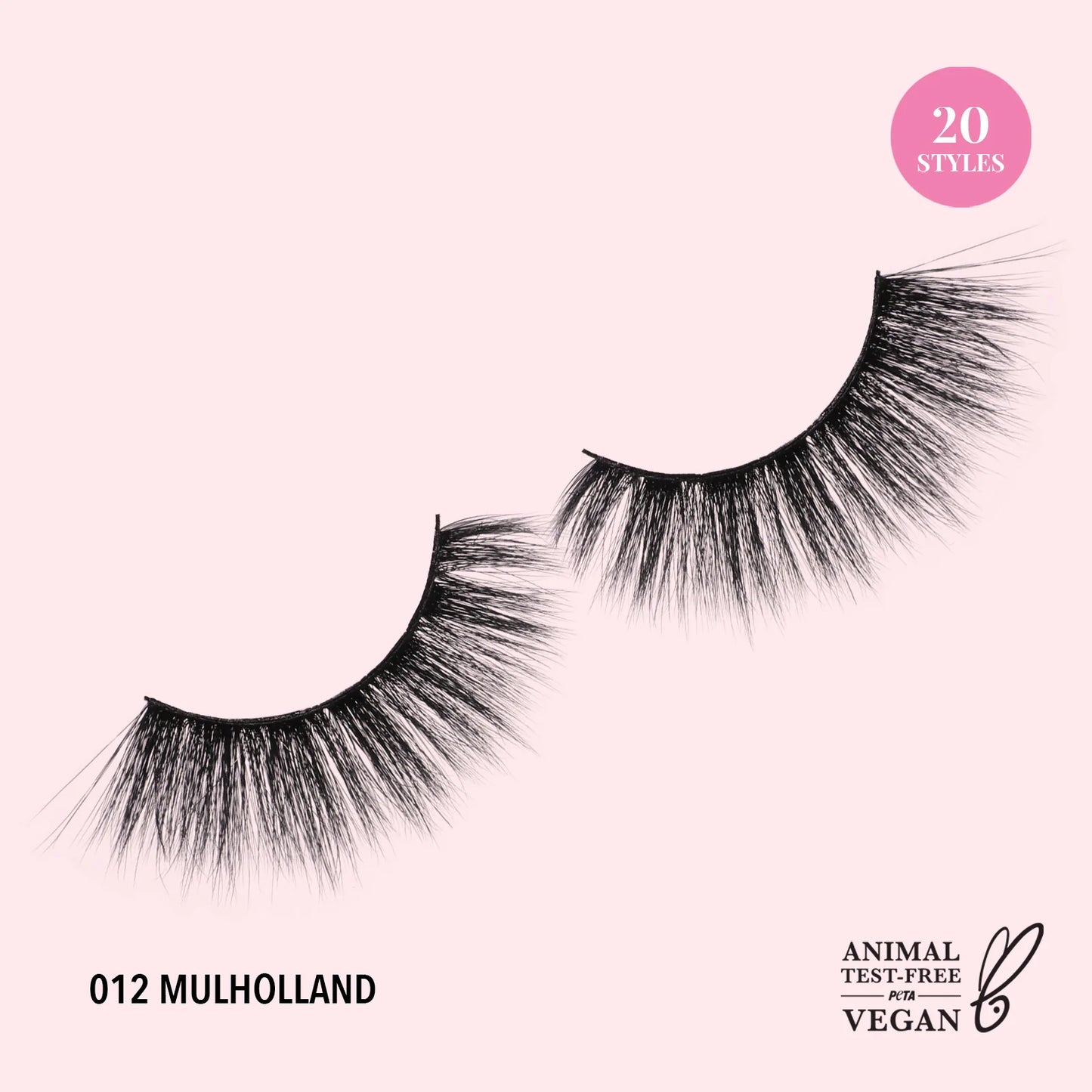 3D Effect Bionic Vegan Faux Mink Lashes (012, Mulholland)