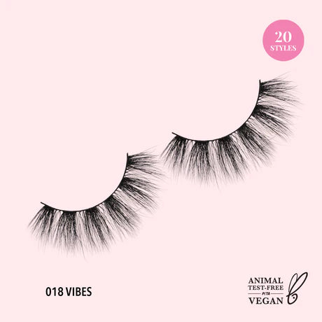 3D Effect Bionic Vegan Faux Mink Lashes (018, Vibes)