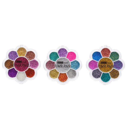 FLOWER POWER GLITTER PALETTE 3 PS