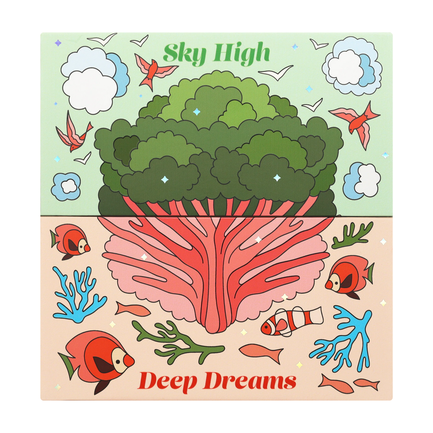 SKY HIGH, DEEP DREAMS SHADOW, Blush & Highlight Palette